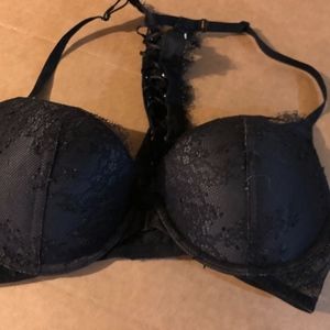 Victoria's Secret lace up corset style bra 34 C